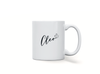 Personalised pet cat watercolor animal lover mug