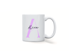 Personalised Mom Initial Name mug