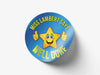 Personalised Round Teacher Sticker Labels, student sticker, school sticker