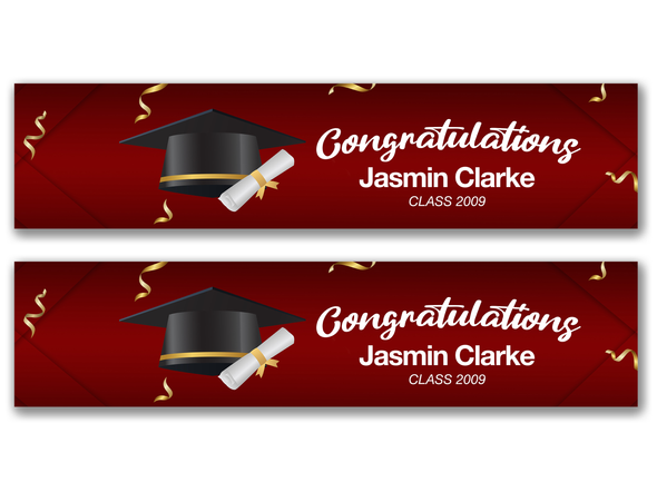 Personalised Graduation Banner