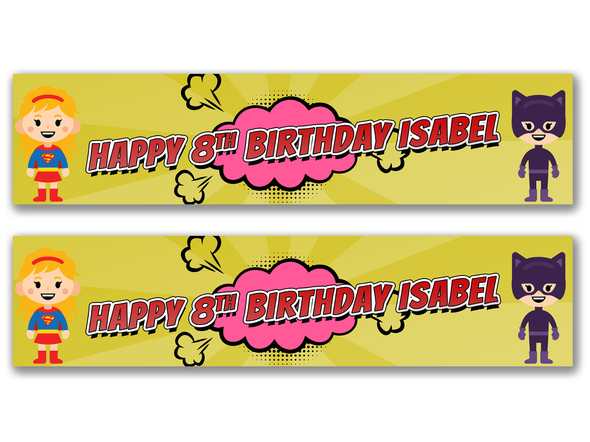 Personalised Birthday Banner