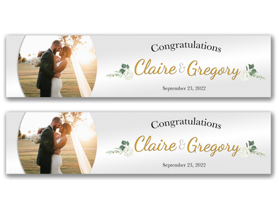 Personalised Wedding Photo Banner