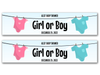 Personalised Gender Reveal Banner