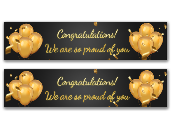 Personalised Congratulatory Banner