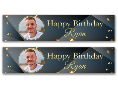 Personalised Birthday Photo Banner
