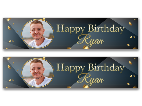 Personalised Birthday Photo Banner