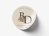 Personalised Round Wedding Sticker Labels, Party bag, logo stickers