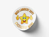 Personalised Round Teacher Sticker Labels, student sticker, school sticker