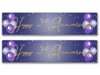Personalised Anniversary Banner