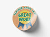 Personalised Round Teacher Sticker Labels, student sticker, school sticker