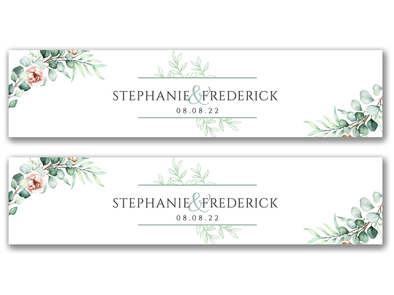 Personalised Wedding Banner
