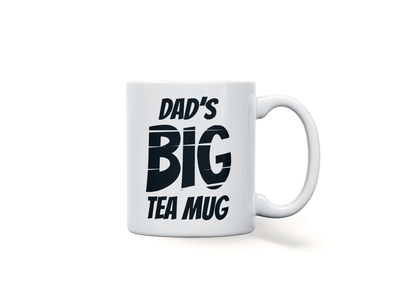 Personalised 'Dad's Big Tea Mug'