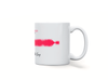 Personalised couple song soundwave mug