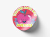 Personalised Round Teacher Sticker Labels, student sticker, school sticker