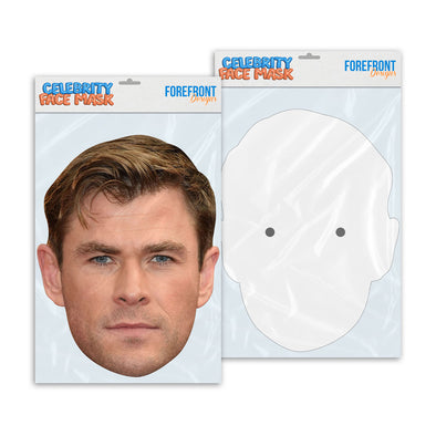 Personalised funny Celebrity face mask Chris Hemsworth ready to wear,  fun party gifts unique for fans, novelty face masks