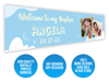 Personalised Baptism Dual Photo Banner