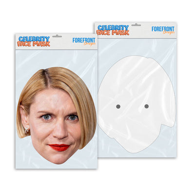 Personalised funny Celebrity face mask Claire Danes ready to wear,  fun party gifts unique for fans, novelty face masks
