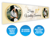 Personalised Wedding Dual Photo Banner