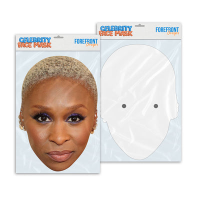 Personalised funny Celebrity face mask Cynthia Erivo ready to wear,  fun party gifts unique for fans, novelty face masks