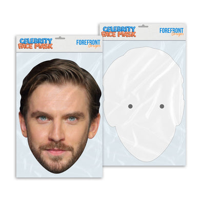 Personalised funny Celebrity face mask Dan Stevens ready to wear,  fun party gifts unique for fans, novelty face masks