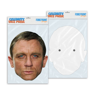 Personalised funny Celebrity face mask Daniel Craig ready to wear,  fun party gifts unique for fans, novelty face masks