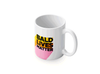 Personalised 'Bald lives matter' mug