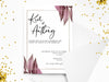 Personalised Minimalist Wedding Invitations with Envelopes