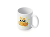 Personalised 'rise and grind' mug
