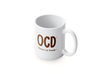 Personalised 'OCD Obsessive Cat Disorder' mug