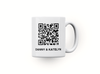 Personalised couple image song album QR mug