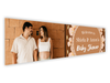 Personalised Baby shower Photo Banner