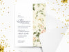 Personalised Floral Birthday Party Invitations with Envelopes