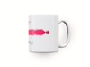 Personalised couple song soundwave mug