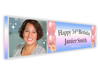 Personalised Birthday Photo Banner
