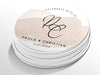 Personalised Round Wedding Sticker Labels, Party bag, logo stickers