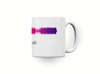 Personalised couple song soundwave mug