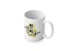 Personalised 'no coffee no workee' mug