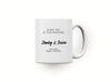 Personalised Star map, Galaxy Night Sky Keepsake Gift mug