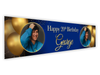 Personalised Birthday Dual Photo Banner