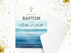 Personalised Baptism/Christening Invitations with Envelopes