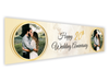 Personalised Wedding Dual Photo Banner