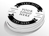 Personalised Round Sticker Custom Photo Labels, Party bag, birthday, wedding, baptism, custom logo