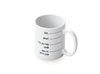 Personalised spoof funny coffee or tea mug