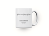 Personalised Star map where our story began, Galaxy Night Sky Keepsake Gift mug