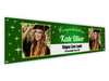 Personalised Graduation Dual Photo Banner