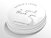 Personalised Round Wedding Sticker Labels, Party bag, logo stickers