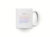 Personalised Zodiac star sign Cancer mug, custom mug, birthday gift
