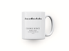 Personalised Star map wedding, Galaxy Night Sky Keepsake Gift mug