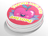 Personalised Round Teacher Sticker Labels, student sticker, school sticker