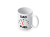 Personalised 'dad fuel' mug
